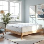 Kingfresh Mattress Sleepzo Non Toxic 8 Inch Bonnell Spring with Cotton Fold Dual HR Foam Quilted Cover